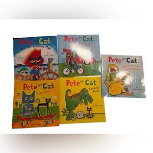 Pete the Cat Kids Book Bundle Set of 5 James Dean Picture Books